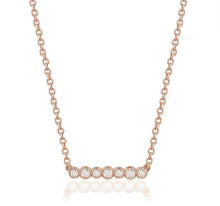 Load image into Gallery viewer, BEZELINA BAR PENDANT (0.25CTW) 14K Gold
