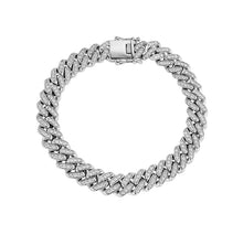 Load image into Gallery viewer, CUBAN LINK DIAMOND BRACELET DIAMOND 14K 8MM (1.50 Ctw)
