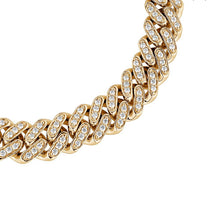 Load image into Gallery viewer, CUBAN LINK DIAMOND BRACELET DIAMOND 14K 8MM (1.50 Ctw)
