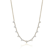 Load image into Gallery viewer, 3 PRONG DIAMOND NECKLACE (0.60CTW) 14K Gold
