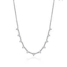 Load image into Gallery viewer, 3 PRONG DIAMOND NECKLACE (0.60CTW) 14K Gold
