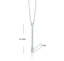 Load image into Gallery viewer, BAR DIAMOND NECKLACE (0.65CTW) 14K Gold
