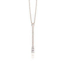 Load image into Gallery viewer, BAR DIAMOND NECKLACE (0.65CTW) 14K Gold
