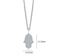 Load image into Gallery viewer, MY SMALL HAMSA NECKLACE (0.20CTW) 14K Gold
