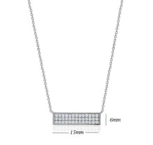 Load image into Gallery viewer, DIAMOND BAR NECKLACE (0.32CTW) 14K Gold
