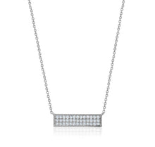 Load image into Gallery viewer, DIAMOND BAR NECKLACE (0.32CTW) 14K Gold
