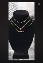 Load image into Gallery viewer, MULTI COLOR GEMSTONE NECKLACE DIAMOND (0.10CTW) 14K Gold
