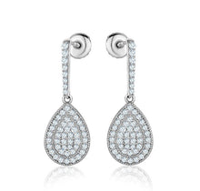 Load image into Gallery viewer, PEAR DROP DIAMOND EARRINGS (0.67CTW) 14K Gold
