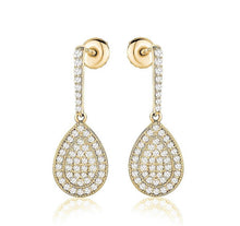 Load image into Gallery viewer, PEAR DROP DIAMOND EARRINGS (0.67CTW) 14K Gold
