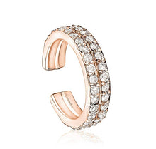 Load image into Gallery viewer, DOUBLE ROW DIAMOND EAR CUFF (0.25CTW) 14K Gold
