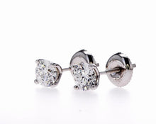 Load image into Gallery viewer, 14K LAB CREATED DIAMOND STUD EARRINGS (0.50CTW-2.00CTW)
