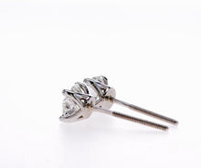 Load image into Gallery viewer, 14K LAB CREATED DIAMOND STUD EARRINGS (0.50CTW-2.00CTW)
