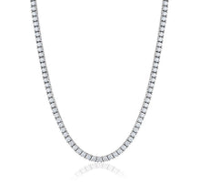 Load image into Gallery viewer, 4 PRONG DIAMOND ETERNITY NECKLACE (5.03CTW)
