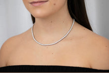 Load image into Gallery viewer, 4 PRONG DIAMOND ETERNITY NECKLACE (5.03CTW)
