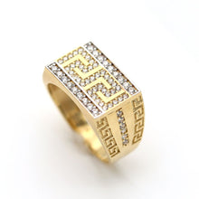 Load image into Gallery viewer, Men's Rings in Yellow 10K Gold (micro pavé)
