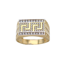 Load image into Gallery viewer, Men's Rings in Yellow 10K Gold (micro pavé)
