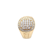 Load image into Gallery viewer, Men's Rings in Yellow 10K Gold (micro pavé)

