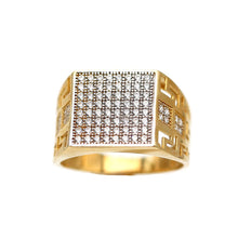 Load image into Gallery viewer, Men's Rings in Yellow 10K Gold (micro pavé)
