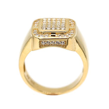 Load image into Gallery viewer, Men's Rings in Yellow 10K Gold (micro pavé)
