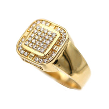 Load image into Gallery viewer, Men's Rings in Yellow 10K Gold (micro pavé)
