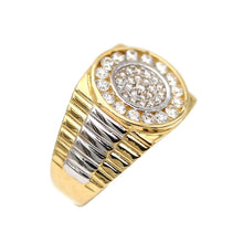 Load image into Gallery viewer, Men's Rings in Yellow 10K Gold (micro pavé)
