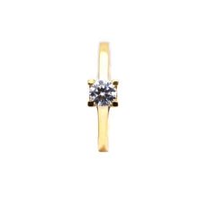 Load image into Gallery viewer, Women's Rings in Yellow 10K Gold Solitaire

