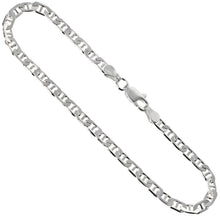 Load image into Gallery viewer, Sterling Silver 4 mm Mariner Chain
