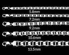 Load image into Gallery viewer, Sterling Silver 7 mm Mariner Chain

