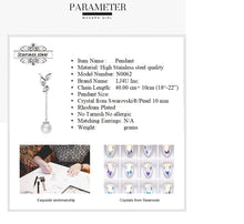 Load image into Gallery viewer, Stainless Steel Pendant  Made with Crystal from SWAROVSKI®
