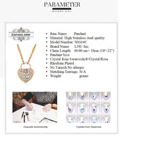 Load image into Gallery viewer, Stainless Steel  Pendant Made with Crystal from SWAROVSKI®-Crystal
