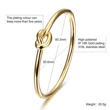 Charger l'image dans la galerie, Fancy Stainless steel LOVE KNOT Bracelet
