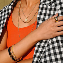 Load image into Gallery viewer, SINGLE ROW CZ STONE HINGED BANGLE
