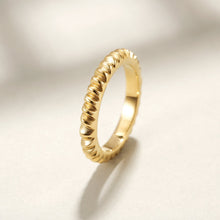 Load image into Gallery viewer, RIBBED STACKABLE RING
