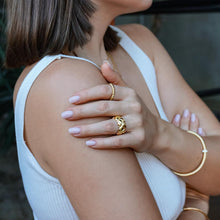 Load image into Gallery viewer, RIBBED STACKABLE RING
