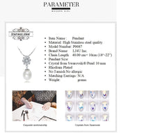 Load image into Gallery viewer, Stainless Steel Pendant Made with Crystal from SWAROVSKI®
