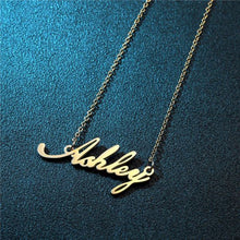 Load image into Gallery viewer, Personalized Name Necklace in 10K or 14K Gold
