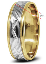 Load image into Gallery viewer, Gold wedding Bands Comfort-Fit
