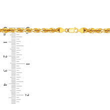 Load image into Gallery viewer, 10K Gold 3.0mm Diamond Cut Rope Bracelet
