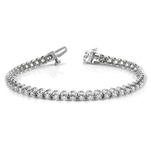 Load image into Gallery viewer, Diamond Bracelet In White Gold  U-Prong (1.00 Ctw)
