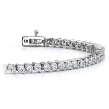 Load image into Gallery viewer, Diamond Bracelet Illusion  In White Gold (1.50 Ctw)

