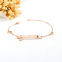 Load image into Gallery viewer, Fancy Stainless steel 'I Love You" Bracelet
