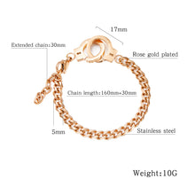 Load image into Gallery viewer, Fancy Stainless steel "Love Cuff" Bracelet

