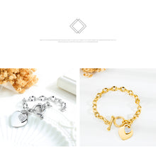 Load image into Gallery viewer, Fancy Stainless steel HEART Bracelet
