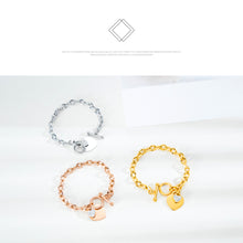 Load image into Gallery viewer, Fancy Stainless steel HEART Bracelet
