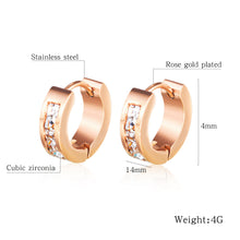 Load image into Gallery viewer, Fancy stainless steel HUGGIES Earrings
