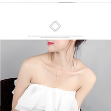 Load image into Gallery viewer, Fancy Stainless steel V Necklace
