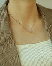 Load image into Gallery viewer, CYLINDER CZ NECKLACE
