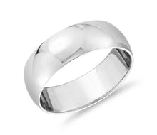 Load image into Gallery viewer, Gold wedding Bands White-7MM
