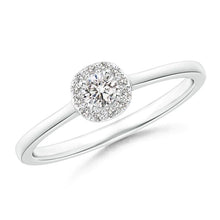 Load image into Gallery viewer, Round Diamond Halo Engagement Ring
