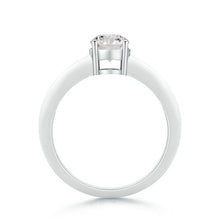 Charger l'image dans la galerie, Diamond Solitaire Engagement Ring 14K White Gold
